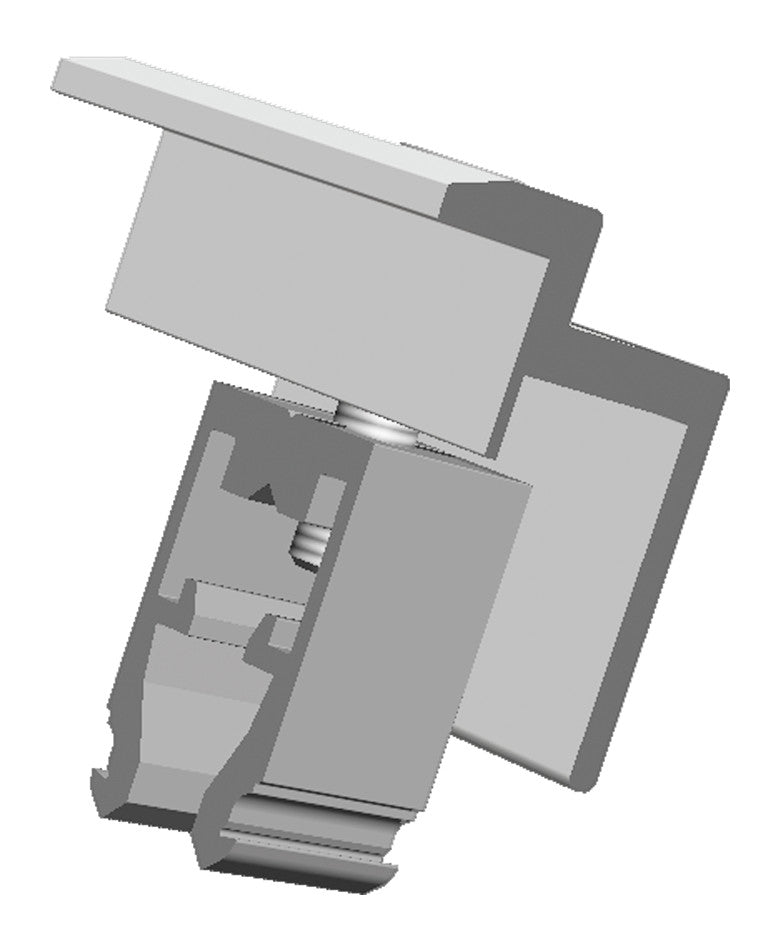 Sonnenkraft SK-AluFix 0 für 1x PV quer - silber | 4238