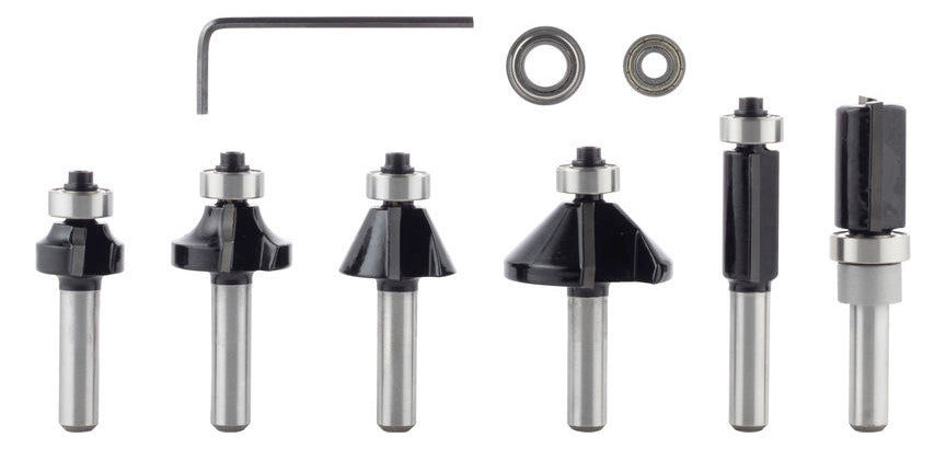 BOSCH-EW Fräserset 6tlg 2607017469