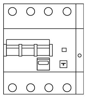 DOEPKE FI/LS-Schutzschalter B16 4p 0,03A DRCBO 4 B16/0,03/3N-B SK B 6kA 4,5TE 3p
