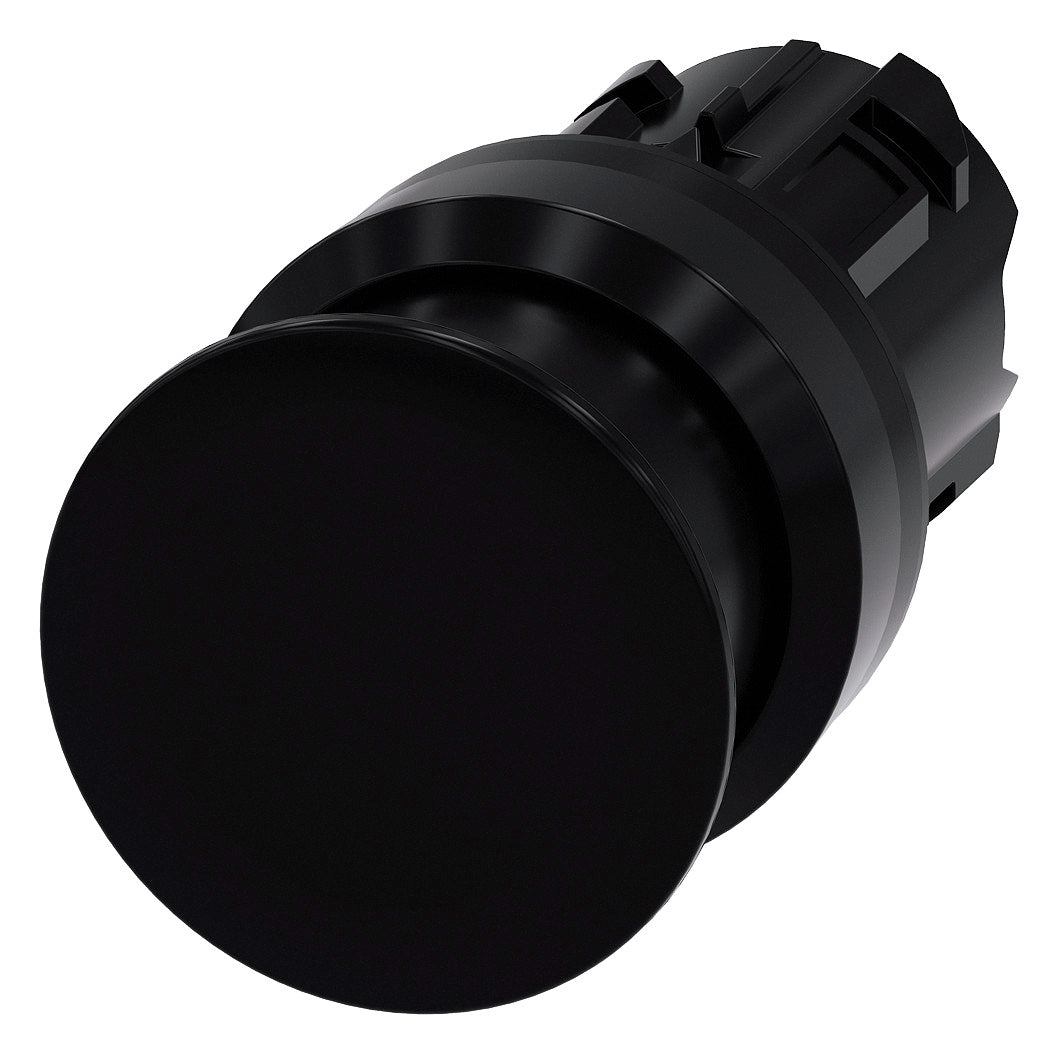 SIEMENS Frontelement für Not-Aus 22mm 3SU1000-1AD10-0AA0 sw rnd IP68 hoch
