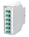 METZ CONNECT LWL-Patchpanel 6f LC-D OM3 15024A57706-E Hutschiene m.Pigtails