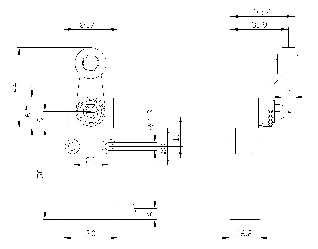 SIEMENS Einzelpositionsschalter 1S 1Ö 1W 3SE5413-0CN20-1EA2 Metall Schwenkhebel