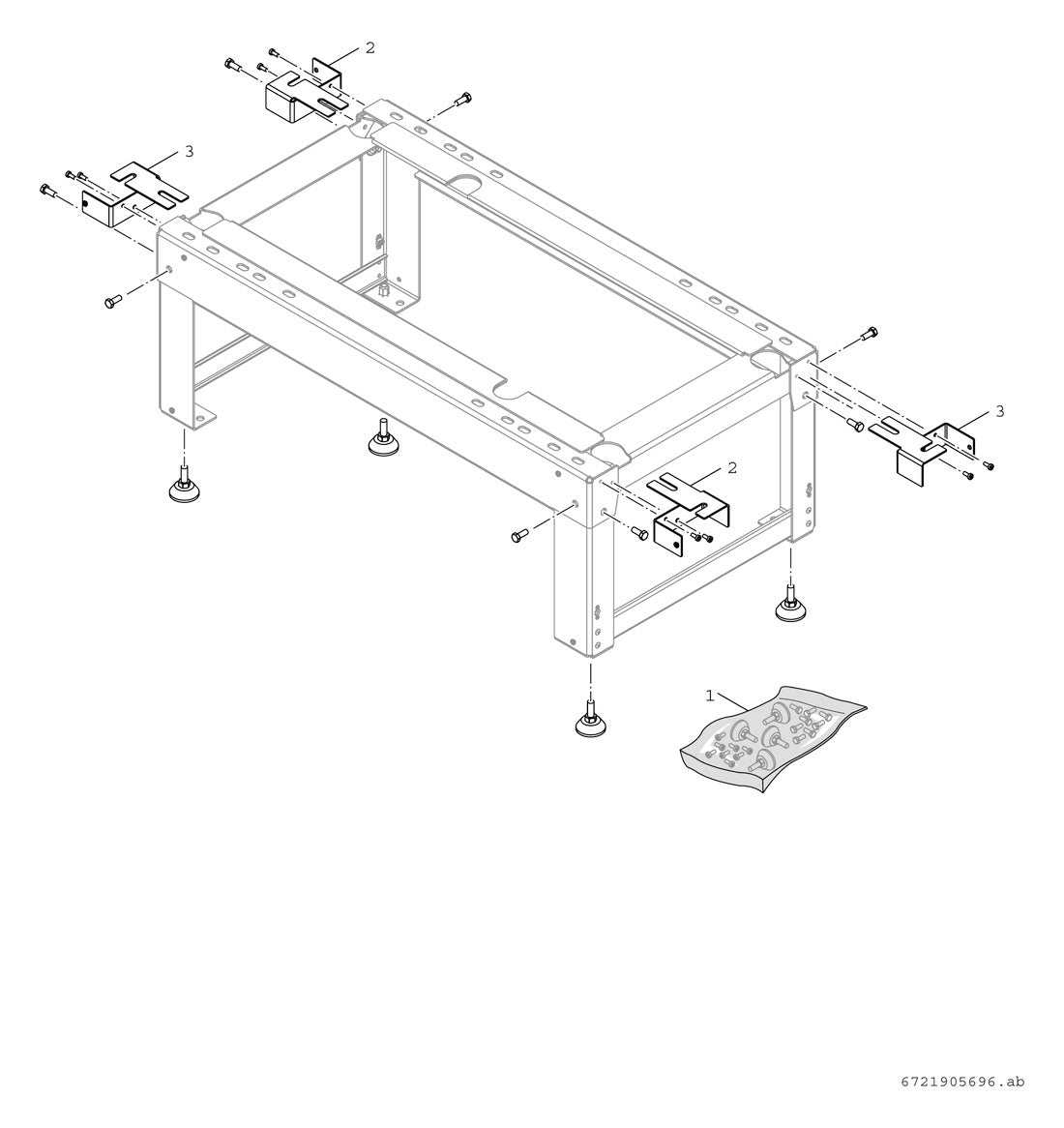 Bosch L/W-WP Zubeh. Montagesockel Sockel groß für AW OR-T, Höhe: 40 cm | 8738214744