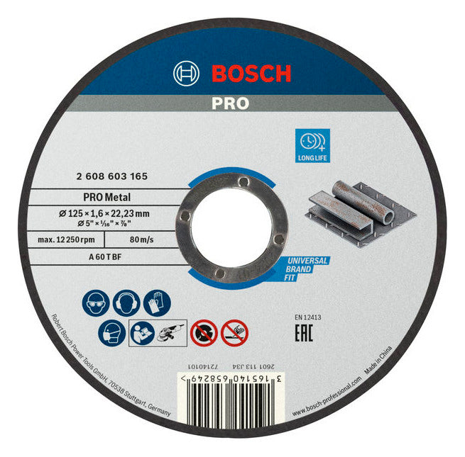 BOSCH-EW Trennscheibe 125x1,6mm f.Metall 2608603165