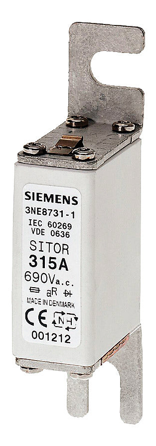 SIEMENS NH-Sicherungseinsatz 160A NH00 3NE8724-1 690VAC aR Kombik