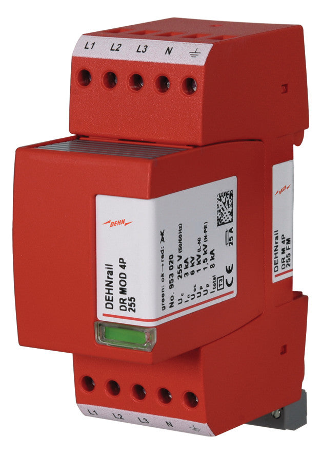 DEHN SE Überspannungsschutz 230VAC 4p DR M 4P 255 FM m.FMkont TS35 opt 1500kV