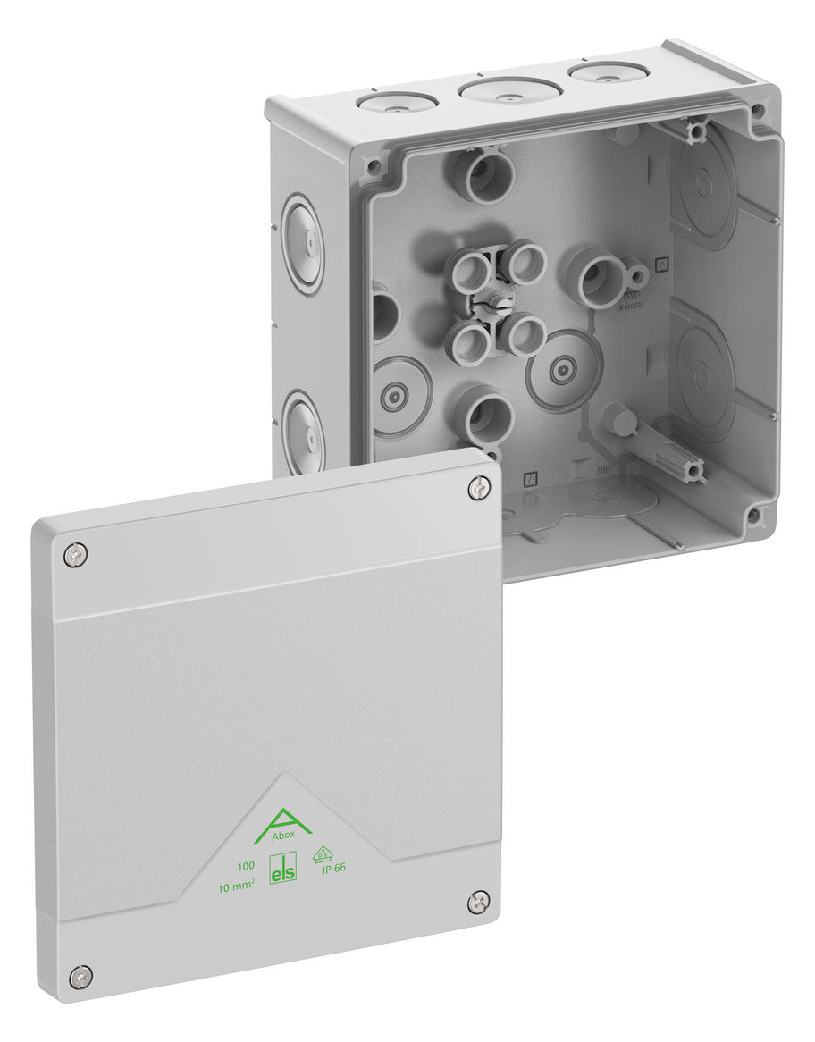 SPELSBERG Abzweigkasten 152x152mm Kst gr Abox 100-L IP66 IK07 hfr