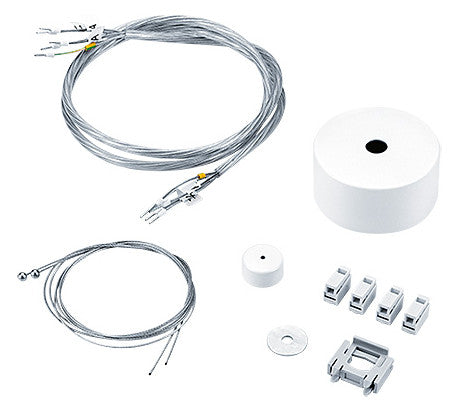 ZUMTOBEL Befestigungsset ws ST L1000mm SUSP KIT FEED 5X1,50 ASQ1 WH