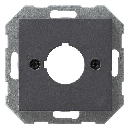 GIRA Zentralplatte Bohrung 1f anth System 55 027228 Schraubbef