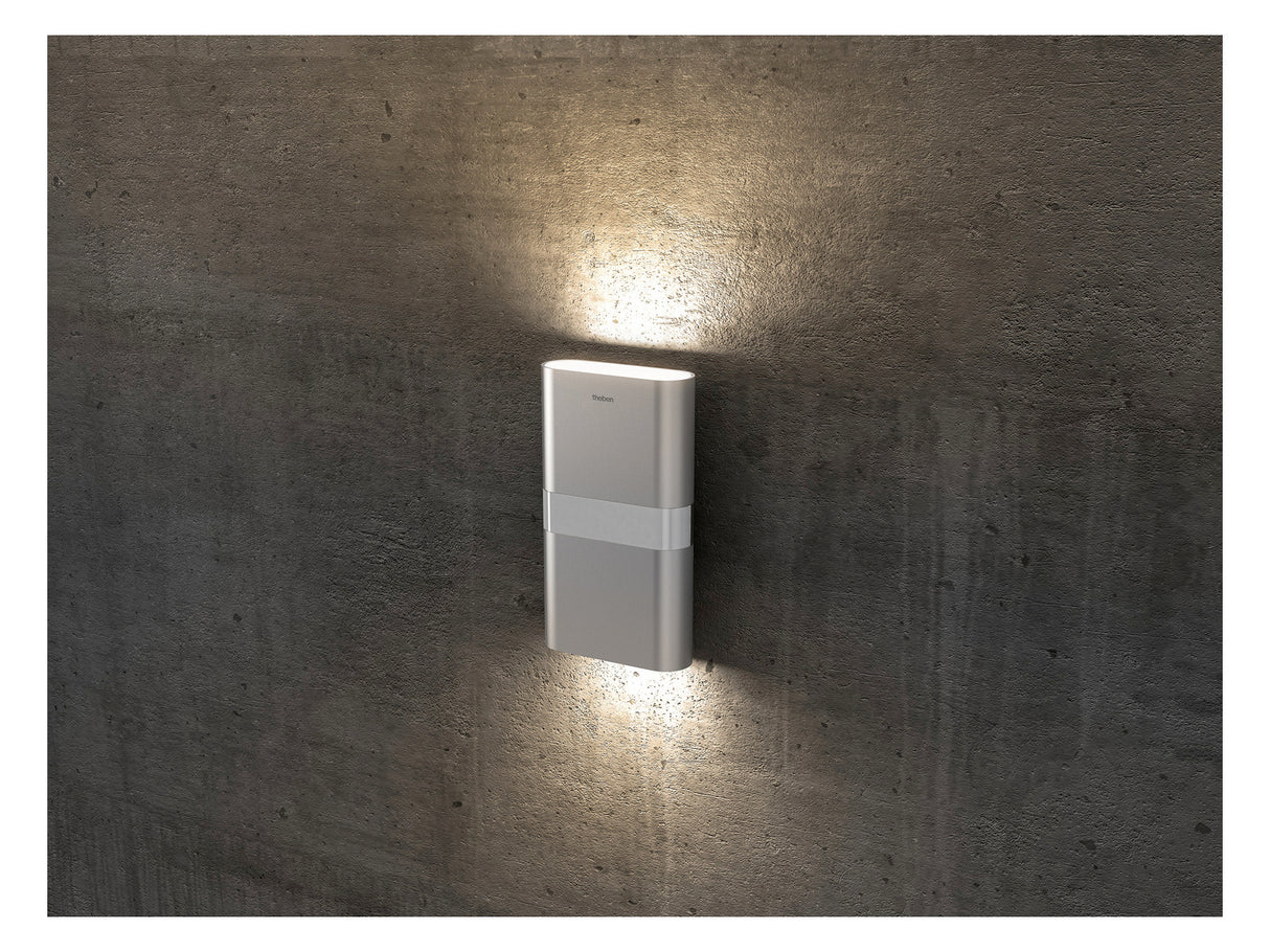 THEBEN LED-Up/Down Leuchte 11W 3000K alu theLeda D UD AL 950lm Konv DALI