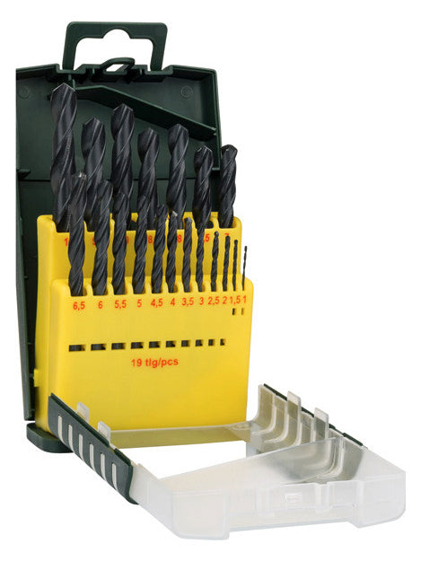 BOSCH-EW Bohrerset 19tlg Bohrer 19xHSS 2607017151 Box
