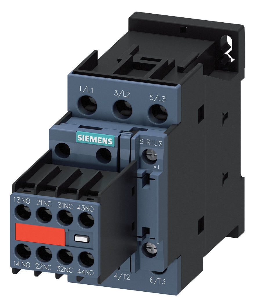 SIEMENS Leistungsschütz 15kW 3S 230VAC 3RT2027-1CL24-3MA0 32A 2S+2Ö/Hilf REG