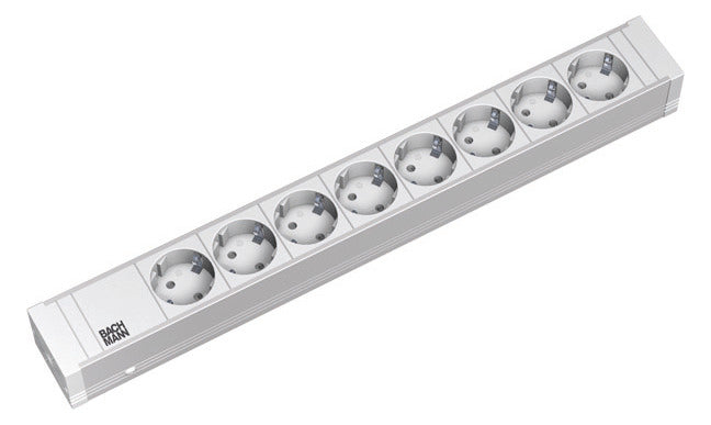 BACHMANN Steckdosenleiste 19 1HE 230V 333.001 8Steckd