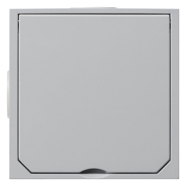 GIRA Gerätedose UP 112x112x61,5mm Alu System 55 011800 IP41 quadrat
