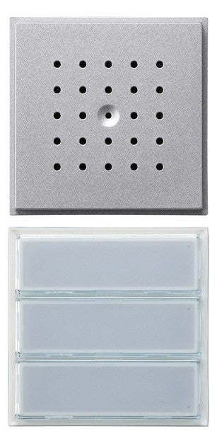 GIRA Türstationmodul UP alu 3RT modular TX_44 126165 Bus m.Infoschild m.Abd