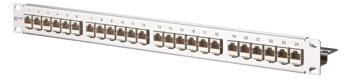 METZ CONNECT Patchpanel 24Ports 1HE edst 130921-E 24Ports Cat6A Schirm