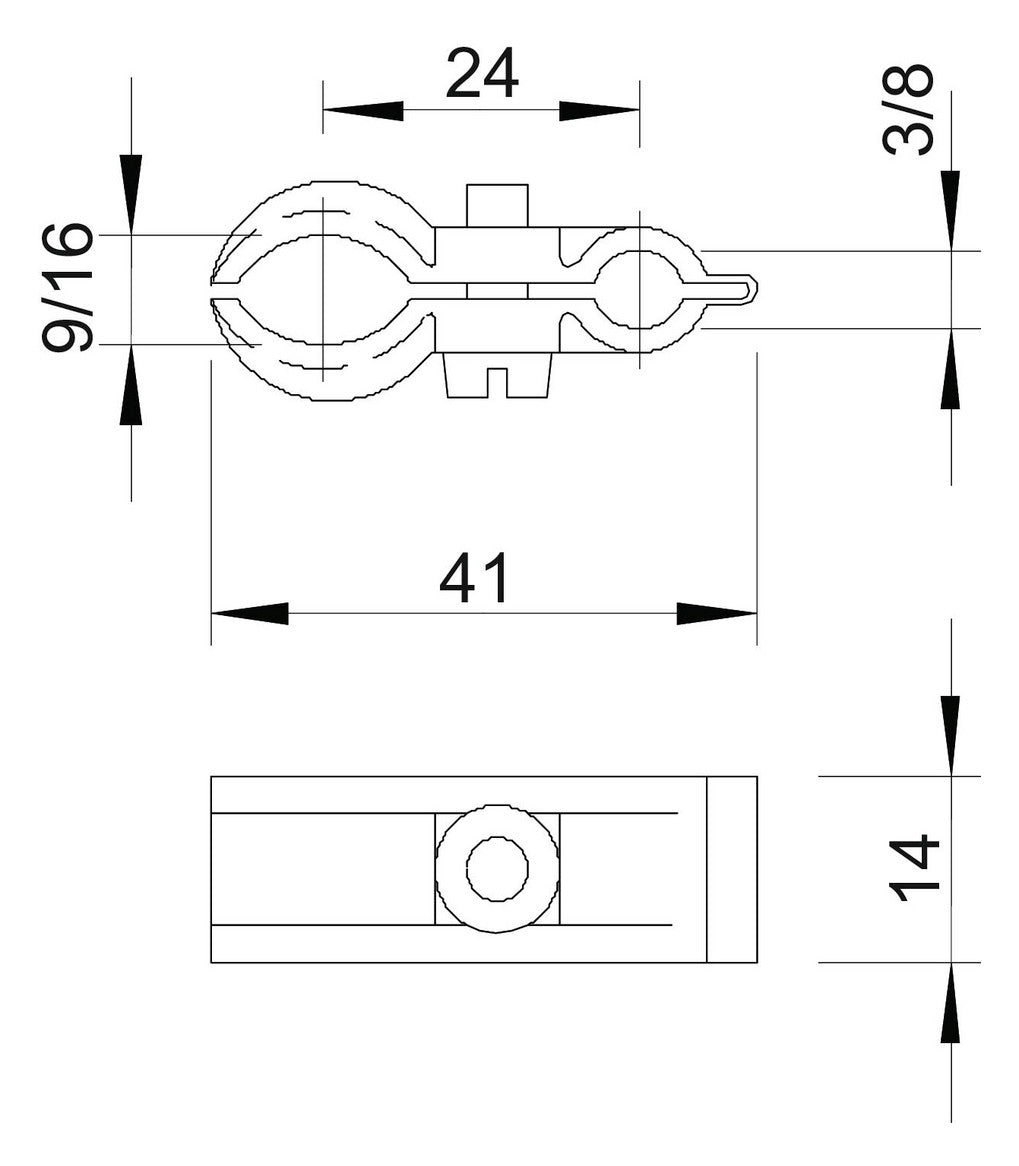 BETTERMANN Spanndrahtschelle 1st Kst 4024 9-16 3-8mm/Seil 9-16mm/Kabel