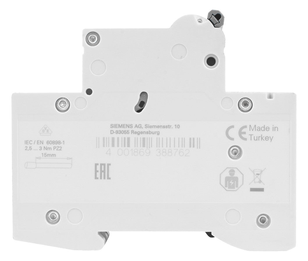 SIEMENS Leitungsschutzschalter UC C 16A 5SL6316-7 3p 400V 3TE 50Hz IP20
