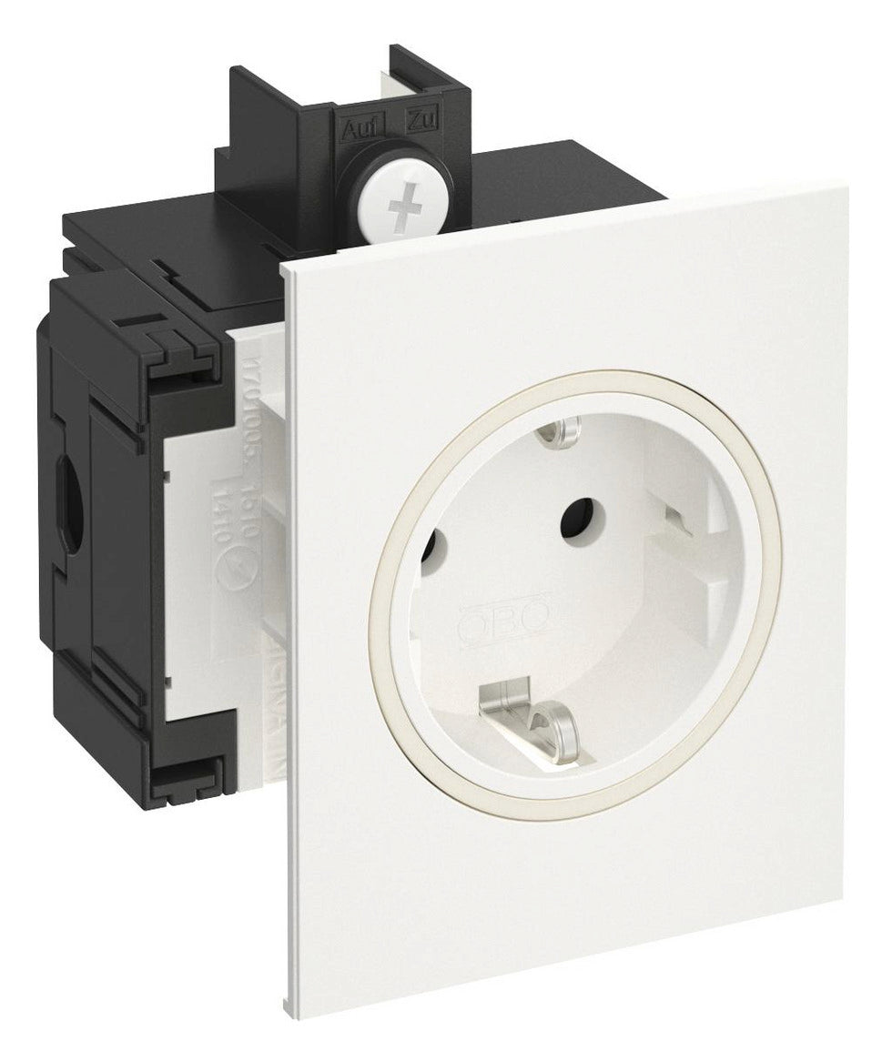REHAU Steckdose 1f rws mt GEB-K m.BS SIGNA IN BRK 1STD rws IP20