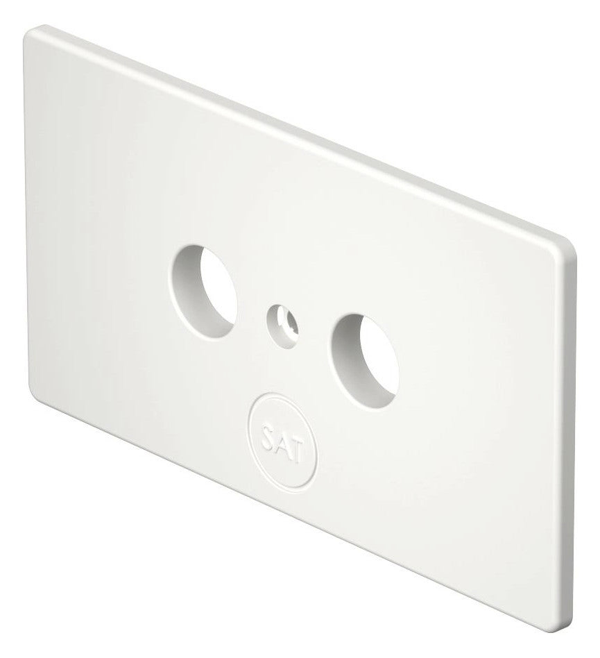 REHAU Vollplatte Sat rws Schraubbef SL BL ANT rws ohne Beschriftungsfeld