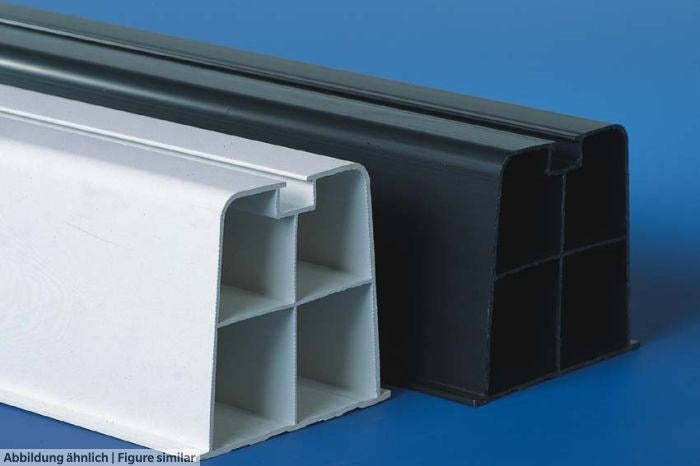 Flachdachkonsole CMB1000 L1000mm,H=100mm schwarz, Tragkraft max. 240kg