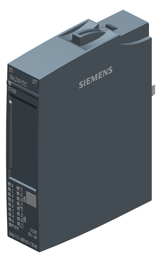 SIEMENS Digital I/O-Modul DC 19,2-28,8V 6AG1131-6BH01-7BA0 16Eing Steckanschl