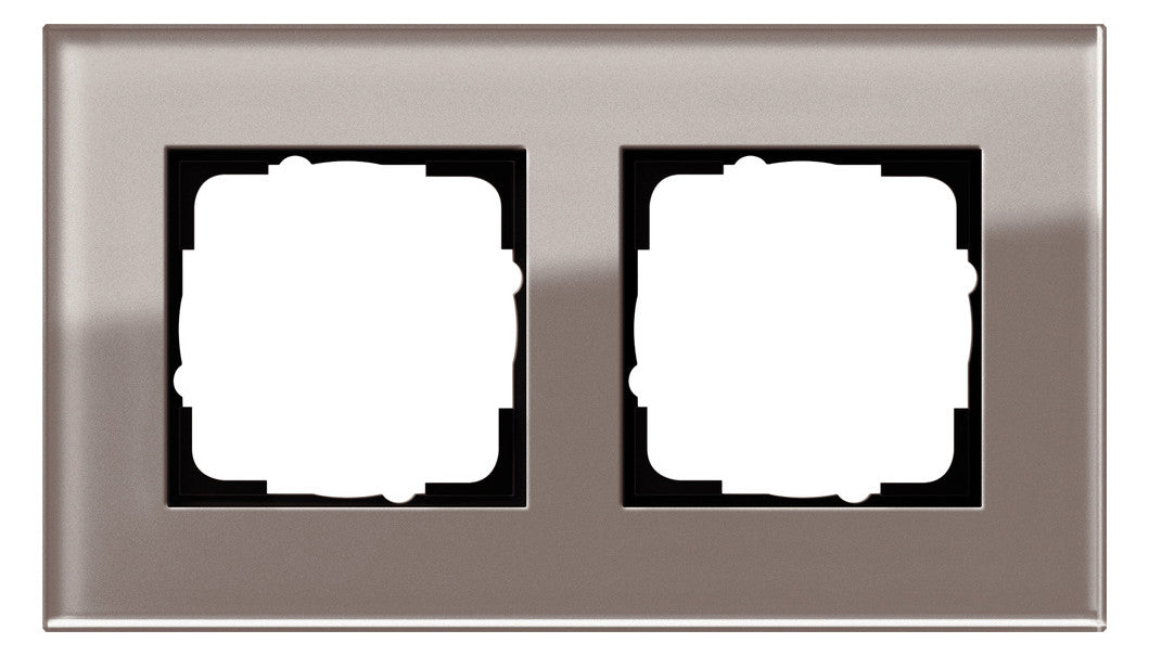 GIRA Rahmen 2f umb glas Esprit 0212122