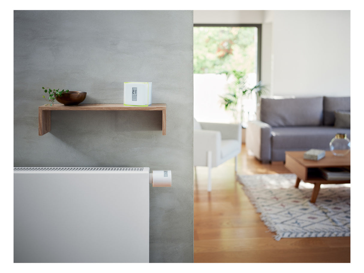 LEGRAND Raumtemperaturregler AP ws mt NETATMO OTH-PRO Basiselem VorOrt_Bedien