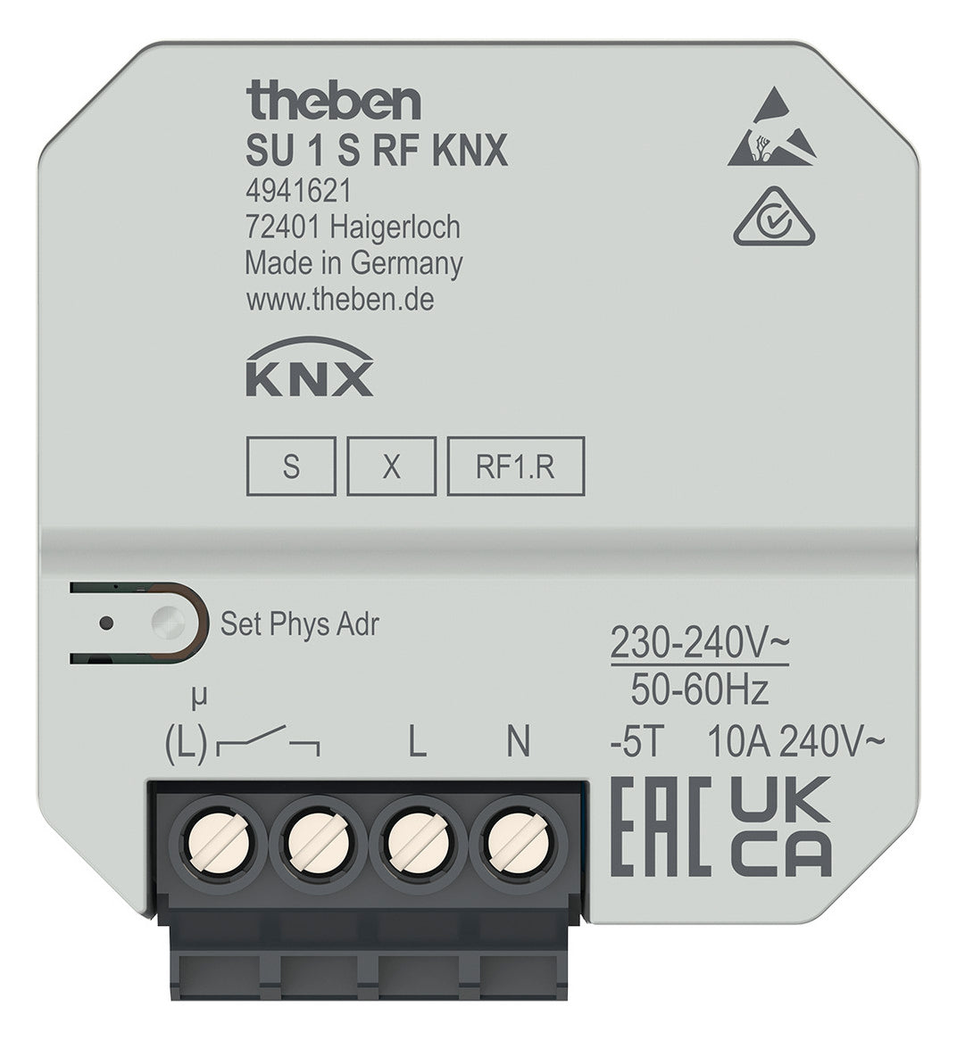 THEBEN Schaltaktor KNX UP TE 1f 16A 230V SU 1 S RF KNX Bussystem KNX-RF (Funk)
