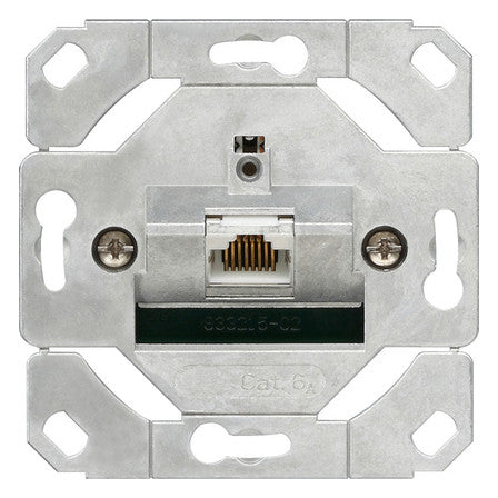 GIRA Anschlussdose Cat6A 1xRJ45 unten 245100 LSA