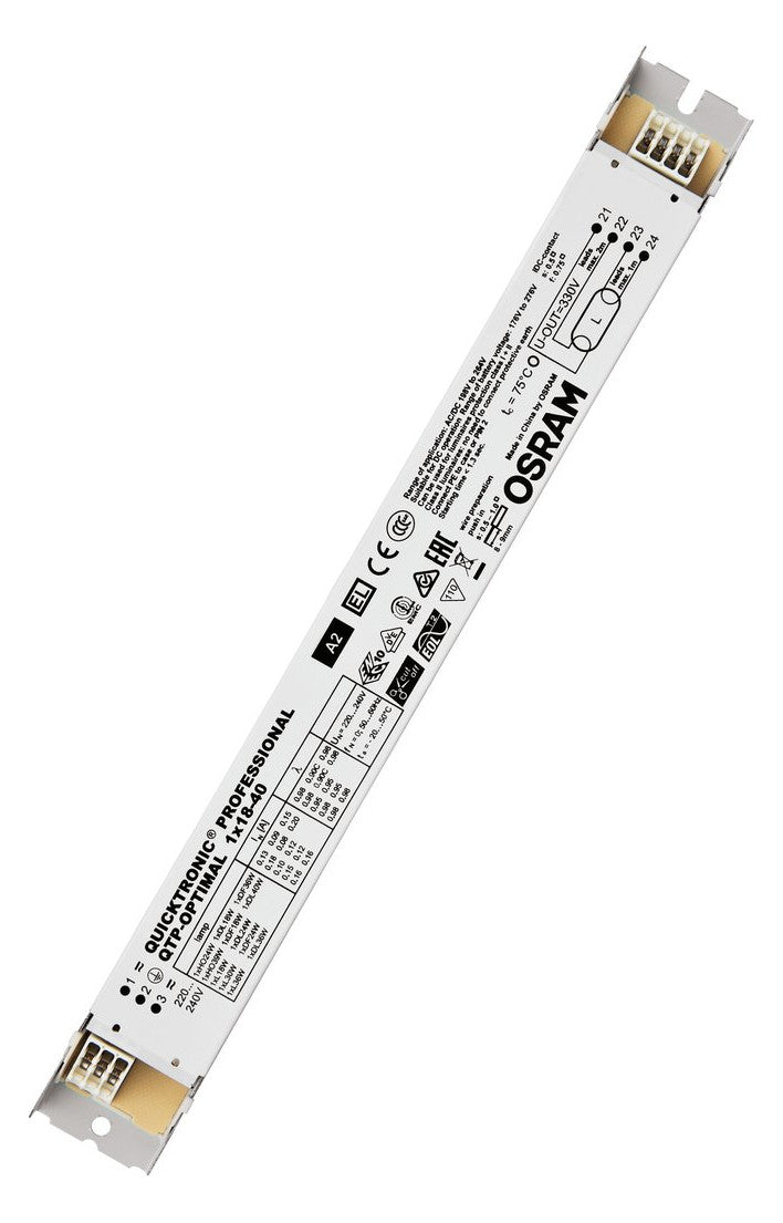 OSRAM Vorschaltgerät 18-40W elektr f.T5 QTP-OPTIMAL 1X18...40 f.T5-R f.T8 f.T38
