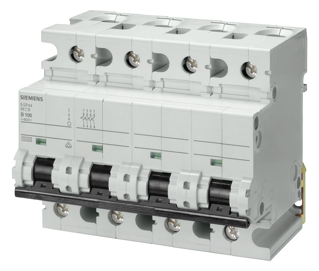 SIEMENS Leitungsschutzschalter UC C 125A 5SP4492-7 4p 400V 6TE 50Hz IP20