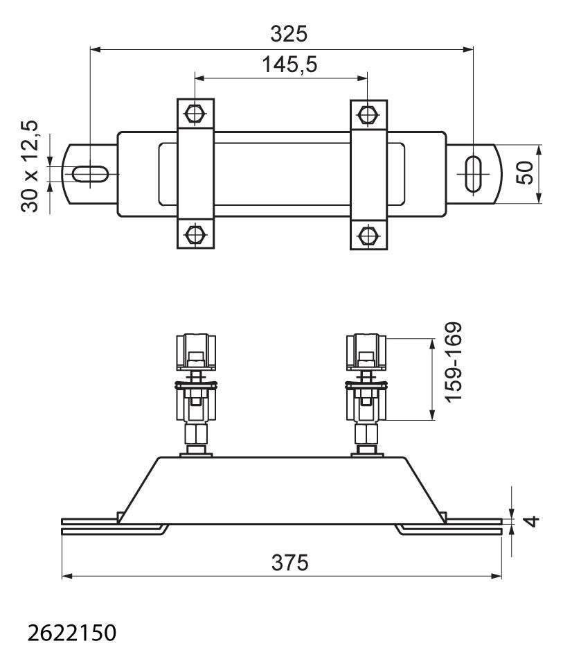 Walraven Fixpunktsatz dB-FiX 200 f. d: 159-169 mm Schallschutz DIN 4109 | 2622150