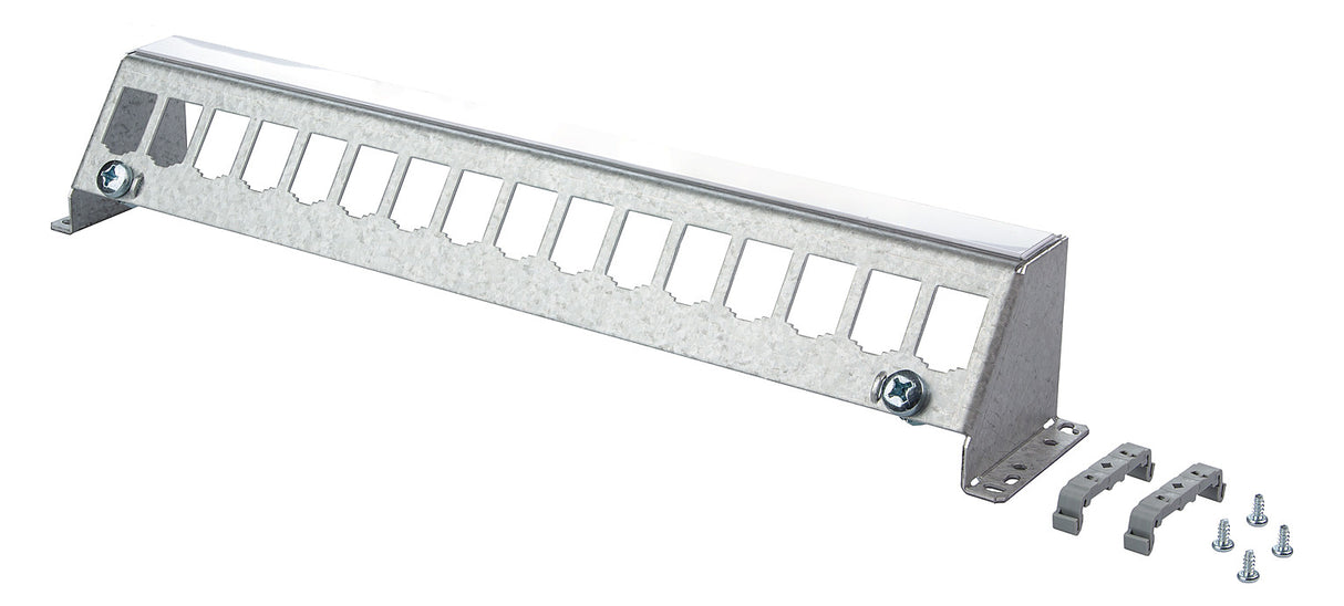 METZ CONNECT Modulträger Hutschiene 130927-1600-E 16Ports 53,5x317x52mm