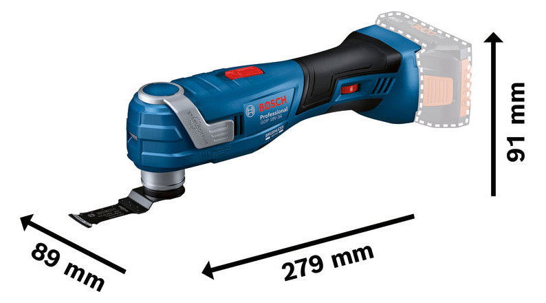 BOSCH-EW Akku-Oszillierer 18V 1,2kg Professional GOP 18V-34 (solo, L)