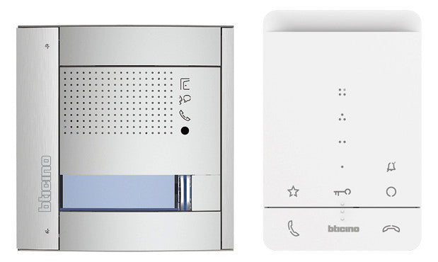 LEGRAND Türsprech-Set Bus 1xTeiln alu ws Flex'ONE Bticino 364234