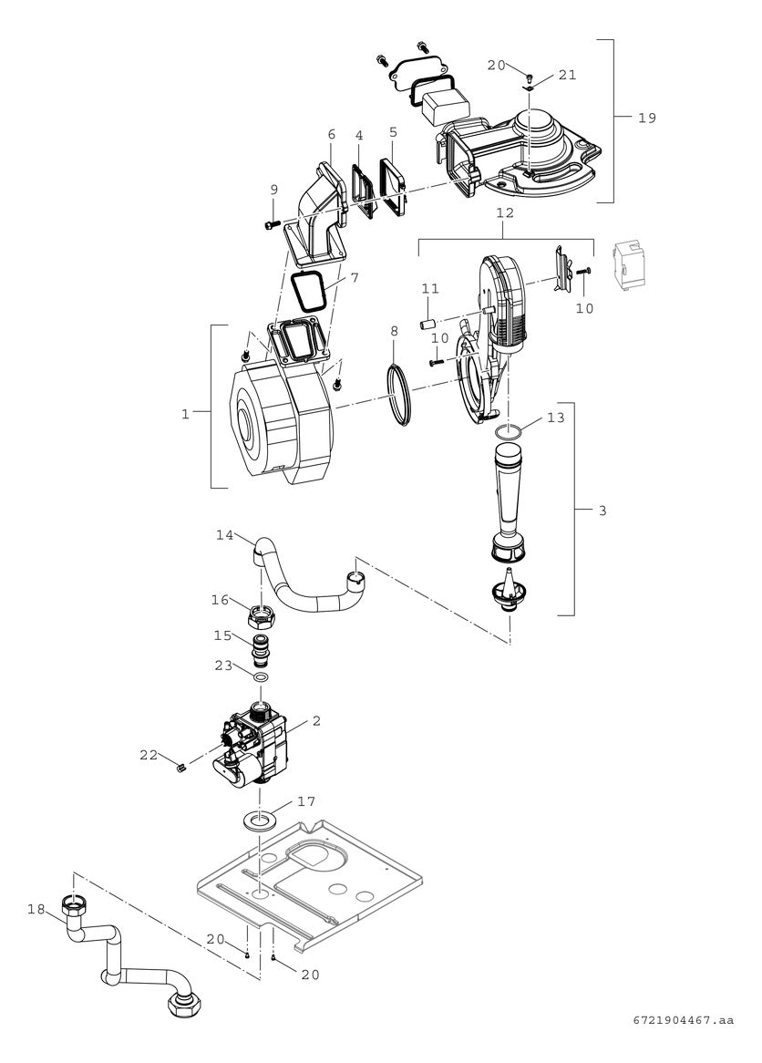Bosch Gas-Brennwertgerät, wandhängend GC5300iW 24 P 23 inkl. Ausdehnungsgefäß | 7736902766