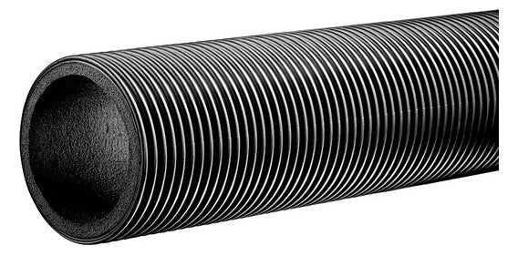 MAICO Wickelfalzrohr Lüftung 125mm sw MT-R125 L2000mm Kanalende/Kanalende