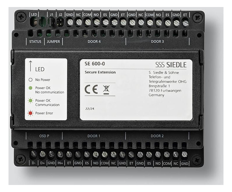 SIEDLE Codeschloss 500000Pers 16Tür SE 600-0 vernetz PC-Anb