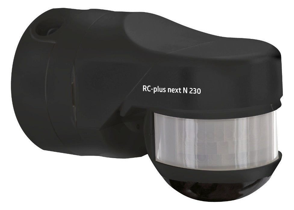 BEG Bewegungsmelder 0-230° AP sw BWM RC-plus next N 230 schwarz IP54 fernb