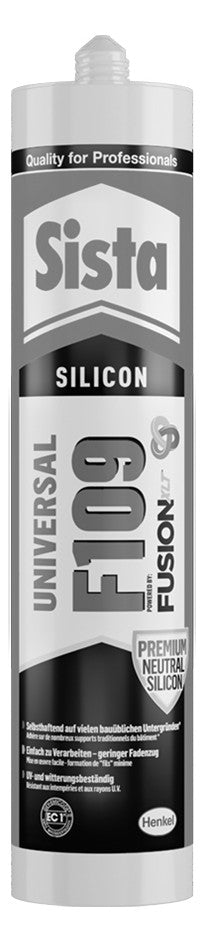 Walraven Silikon Sista F109 Universal 300ml neutralvern. Fusion eiche | HE-SF9EI