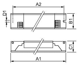 PHILIPS-LM Vorschaltgerät 28-80W elektr HF-Pi 1 28/35/49/80 TL5 EII f.T5 MW