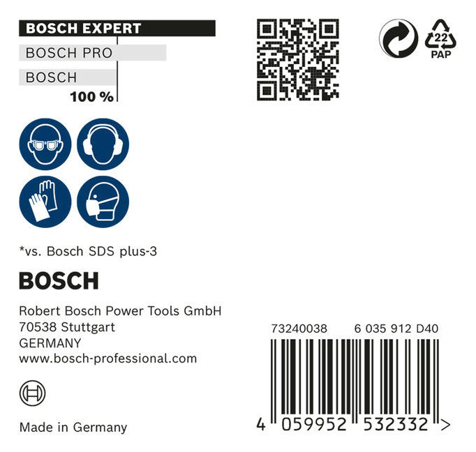 BOSCH-EW Hammerbohrer 6mm SDSplus SDS plus-7X 10p 100/165mm f.Beton