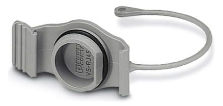PHOENIX Staubschutz RJ45-Bu gr RAL7035 VS-08-SD-F