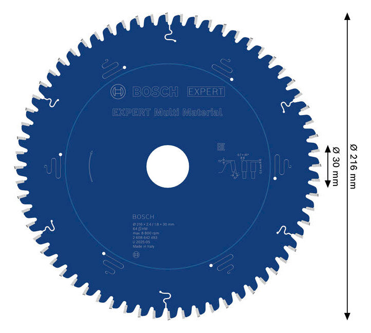 BOSCH-EW Kreissägeblatt 216mm 2608642493