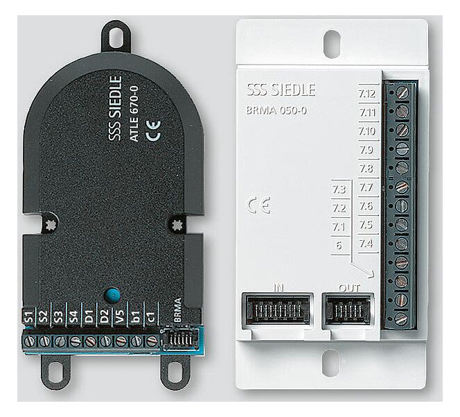 SIEDLE Türstationmodul UP sw 12RT Access ATLE 670-0 modular 124x60x31mm
