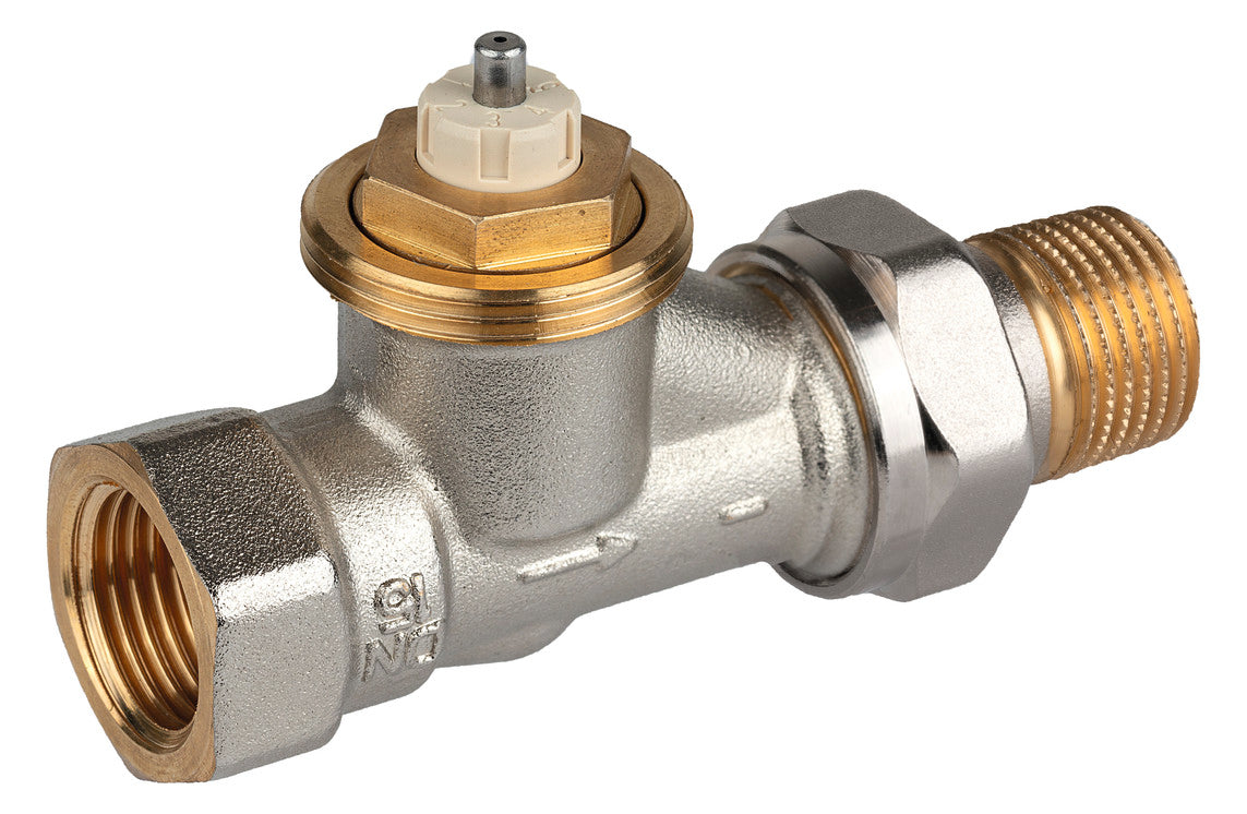 Honeywell Thermostatventilkörper SX Messing vernickelt, Durchgang, 3/4'' | V2000DSX20