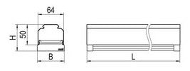 RIDI LED-Geräteträger 74W 6500K 11210lm VLGFP2001-5NDWS865B1100-RF 1LED Konv ws