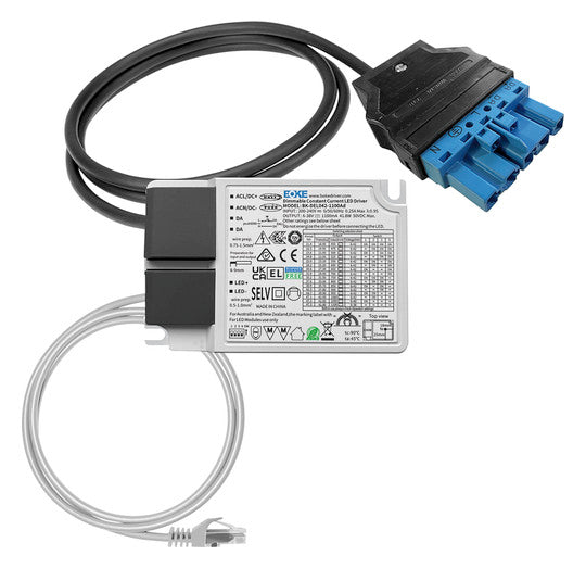 ESYLUX LED-Steuerung 30W 700mA 6-42V dyn DRIVER-SET 30W 700mA RJ45 WAGO WINS DALI
