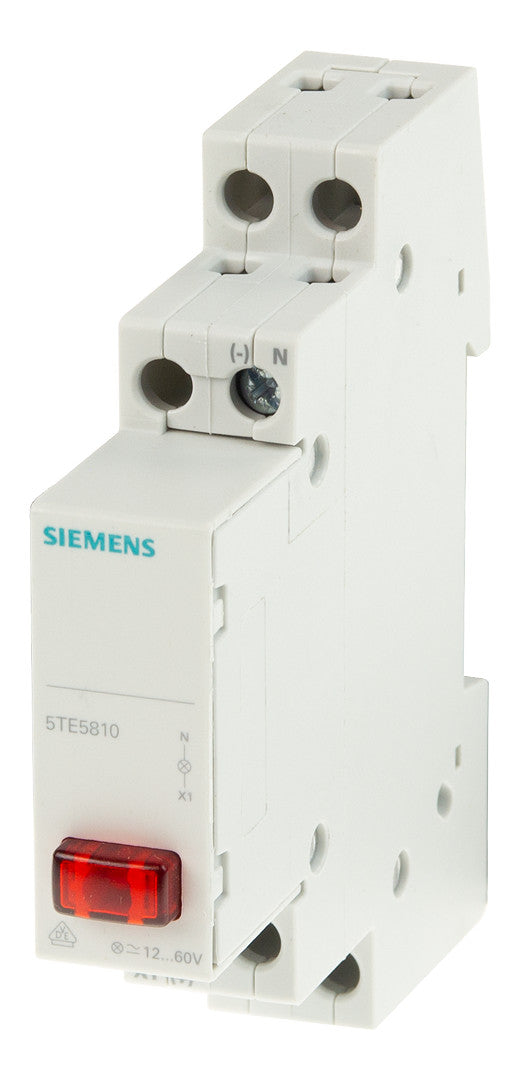 SIEMENS Taster REG 230VAC rt Signlamp 5TE5800 LED 1TE